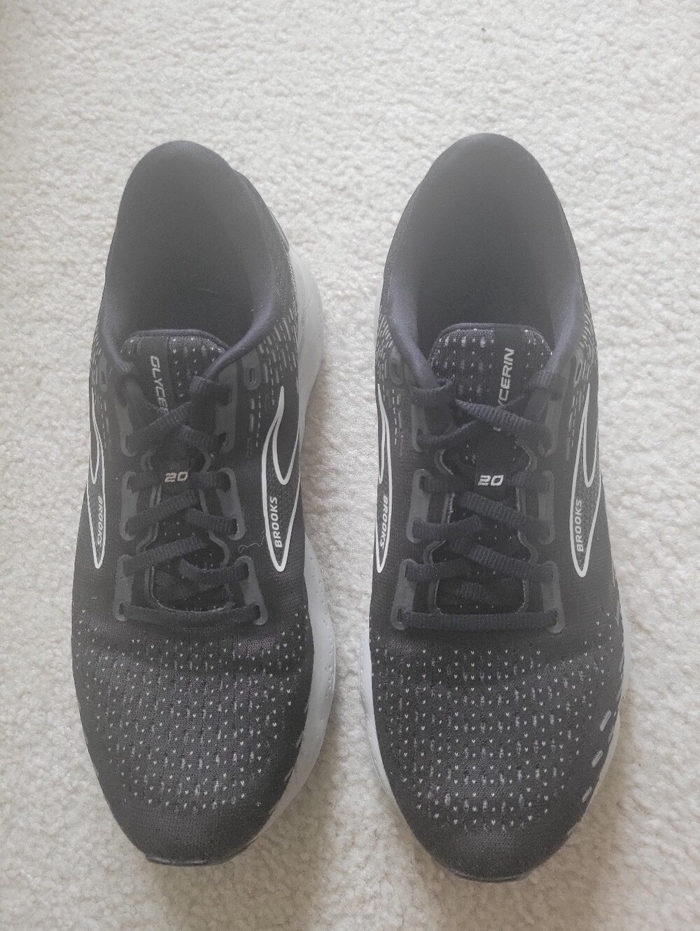 Brooks Men’s Glycerin 20 Running Shoes - Black